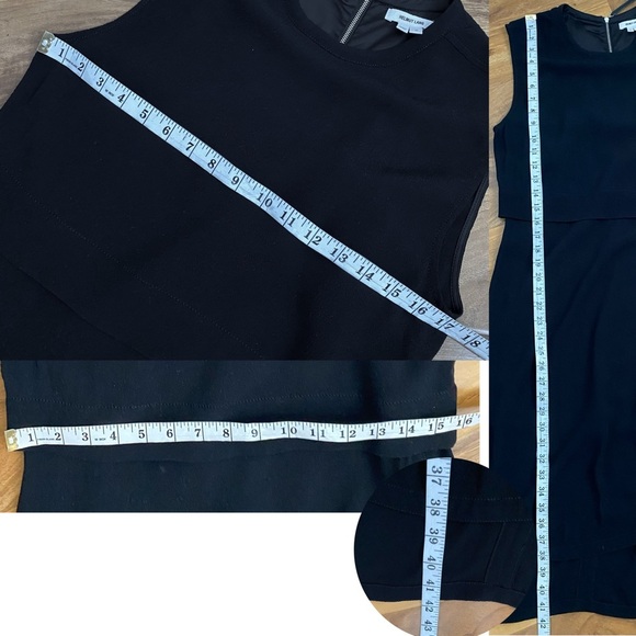 Helmut Lang Black Sleeveless Shift Midi Dress Minimalist Quiet Luxury Designer - Picture 10 of 10